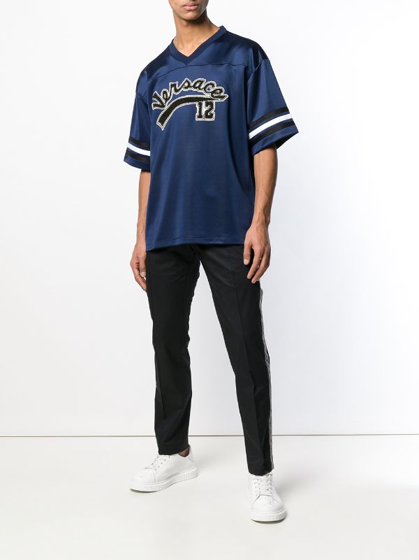 Versace logo baseball jersey $585 - Buy 