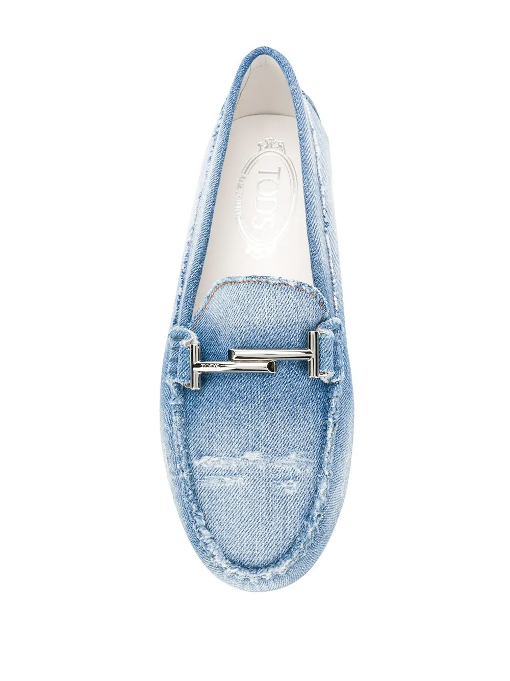 Tod's verfraaide loafers Blauw