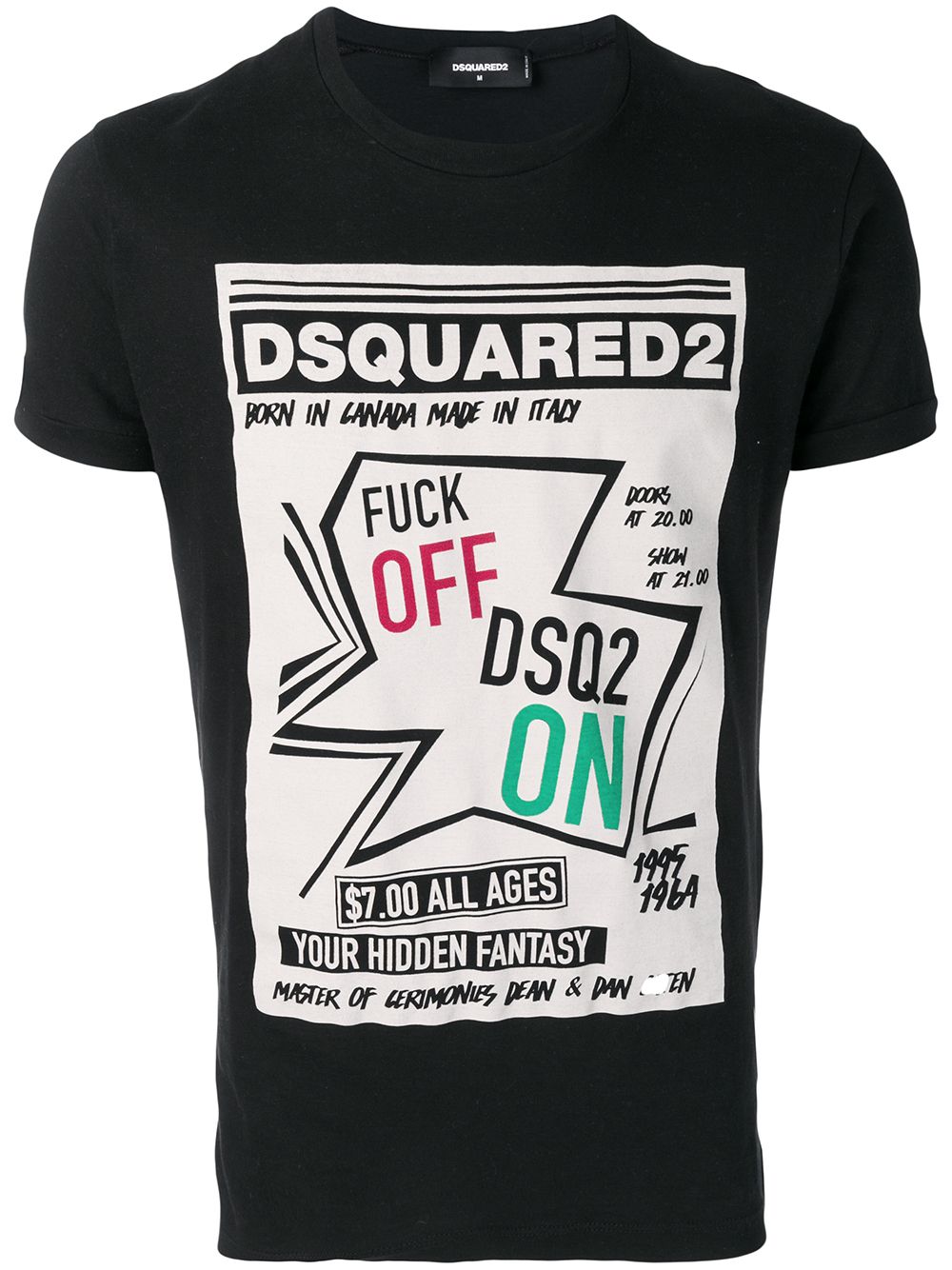 фото Dsquared2 футболка с принтом логотипа