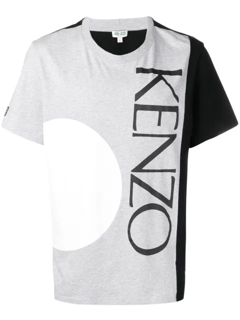 Kenzo playera con diseño colour block y logo