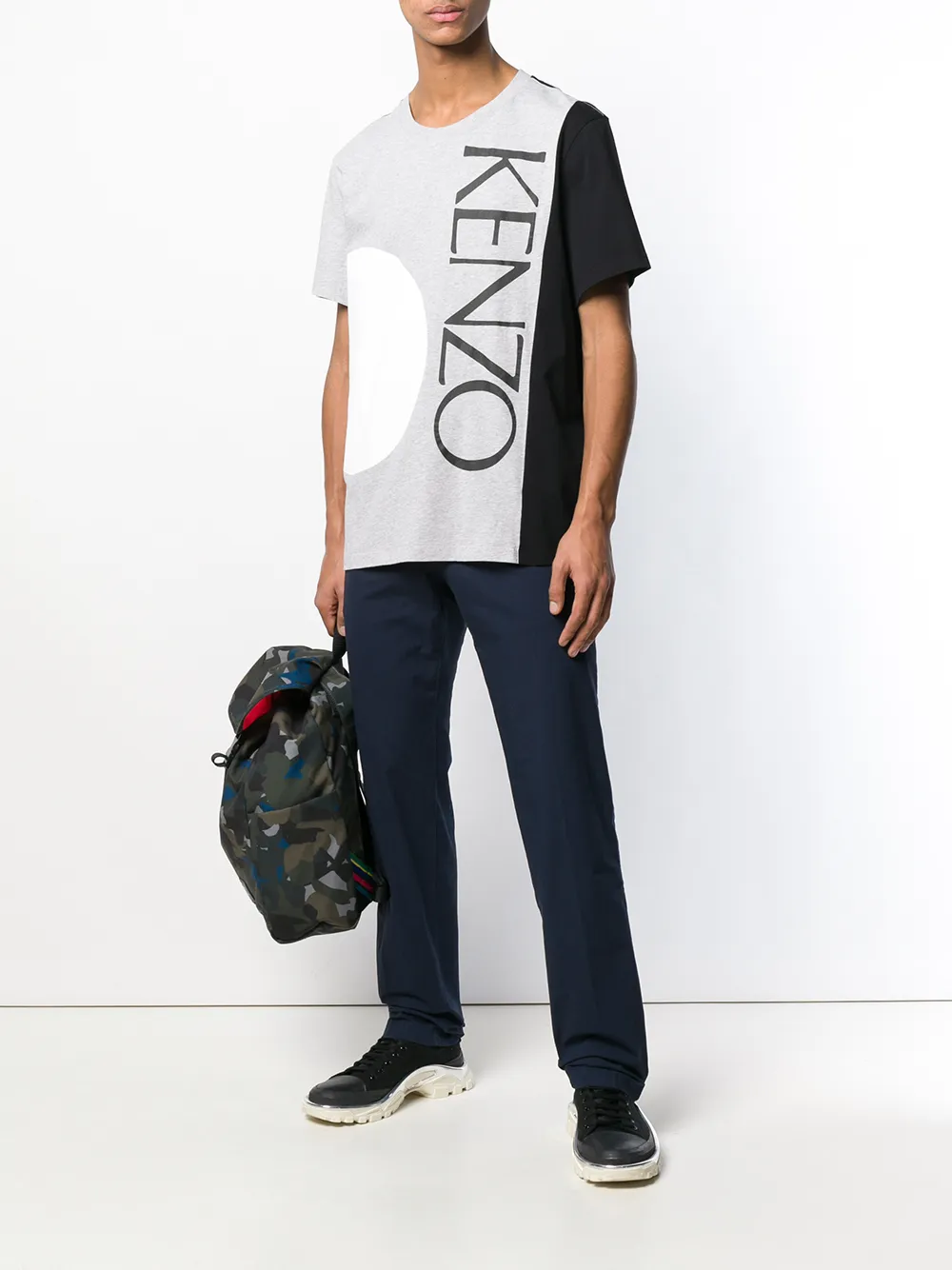 Kenzo logo colour-block T-shirt | T-Shirts | Image 2