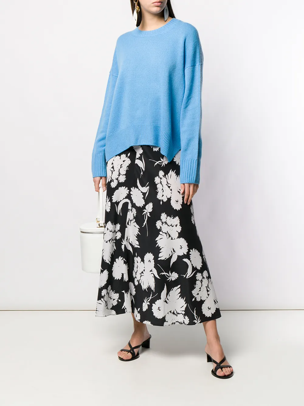 Allude round neck jumper | Knitted Sweaters | Image 2
