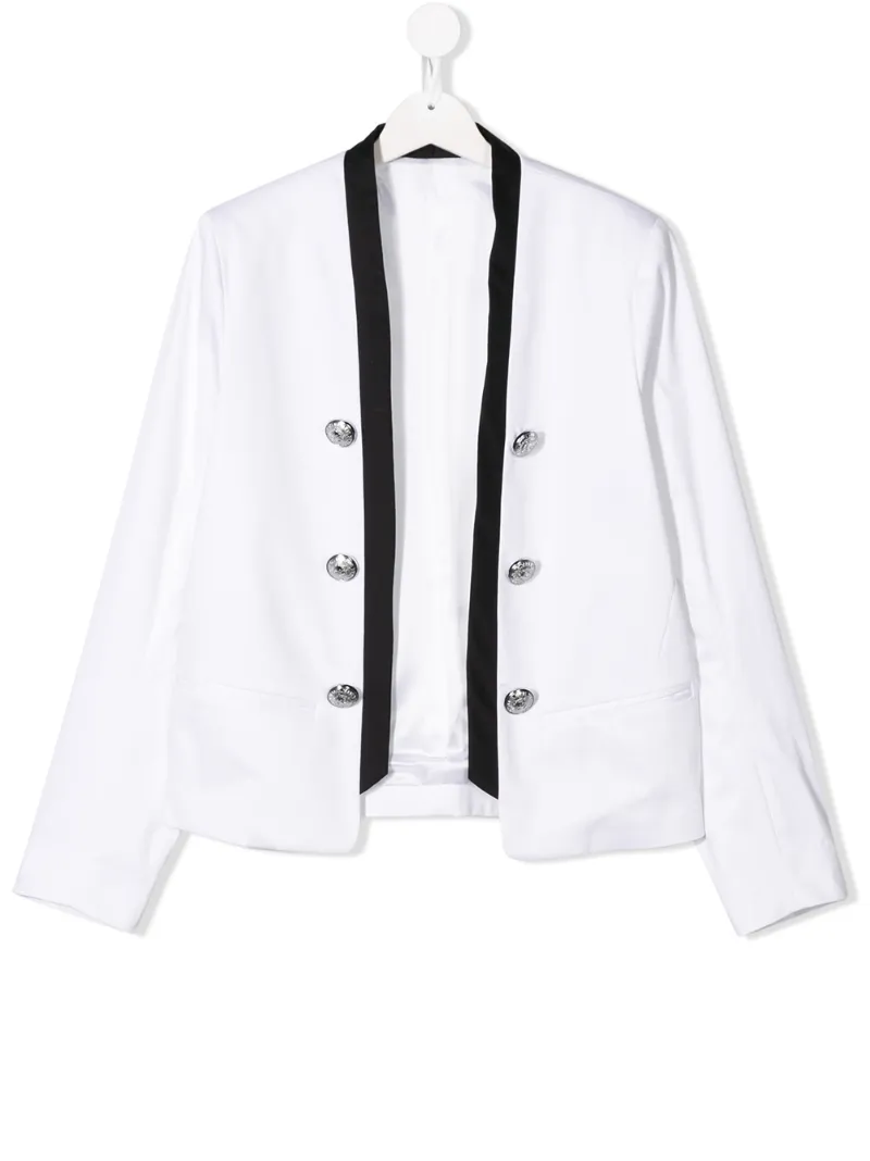 Balmain Kids пиджак без застежки