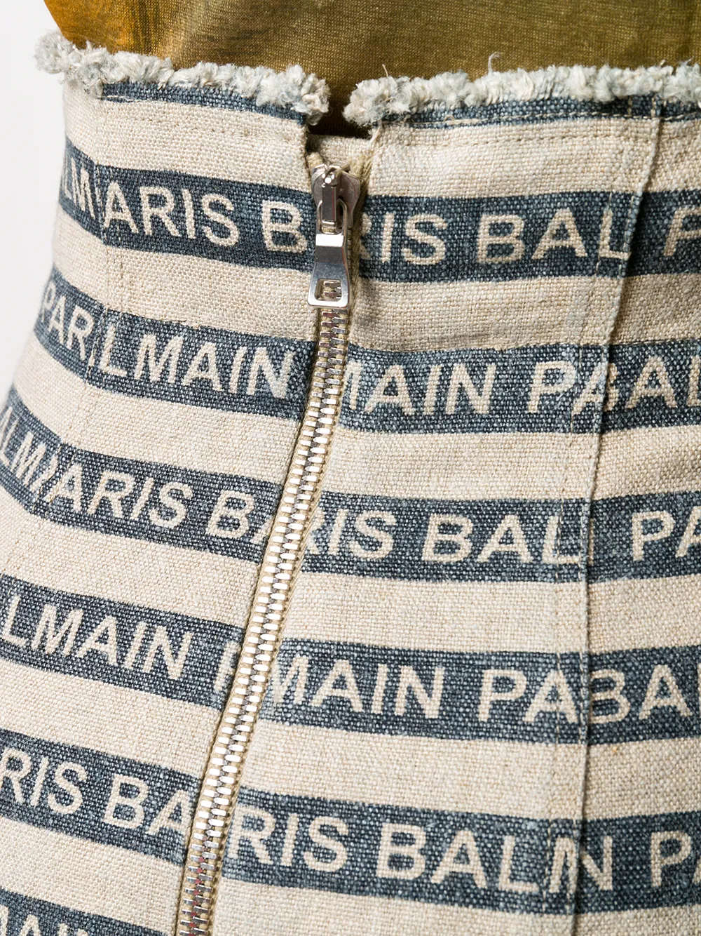 фото Balmain полосатая юбка 'paris'