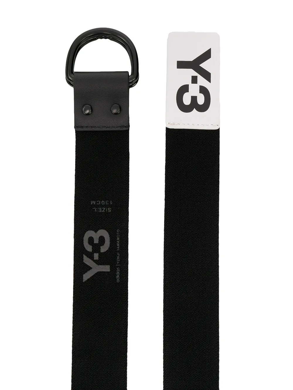 Y-3 Heuptas met logoprint - Zwart
