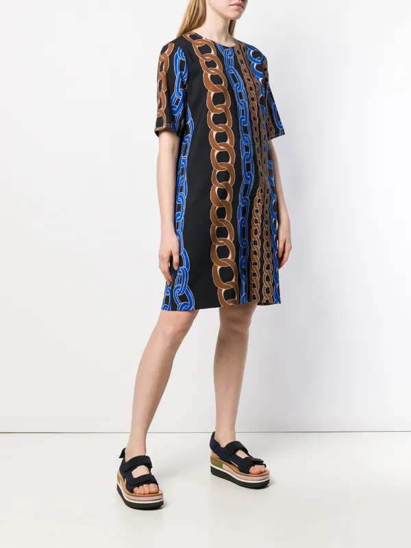 next chain print dress