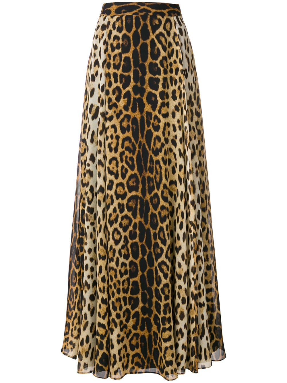 фото Moschino длинная юбка с леопардовым принтом