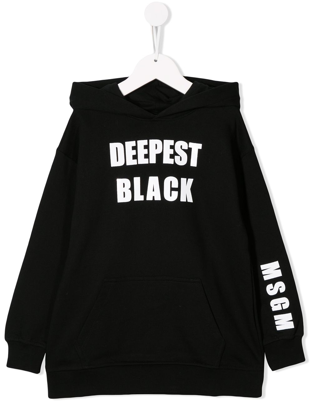 фото Msgm kids худи 'deepest black'