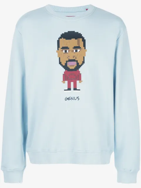 Mostly Heard Rarely Seen 8-Bit Genius print sweatshirt