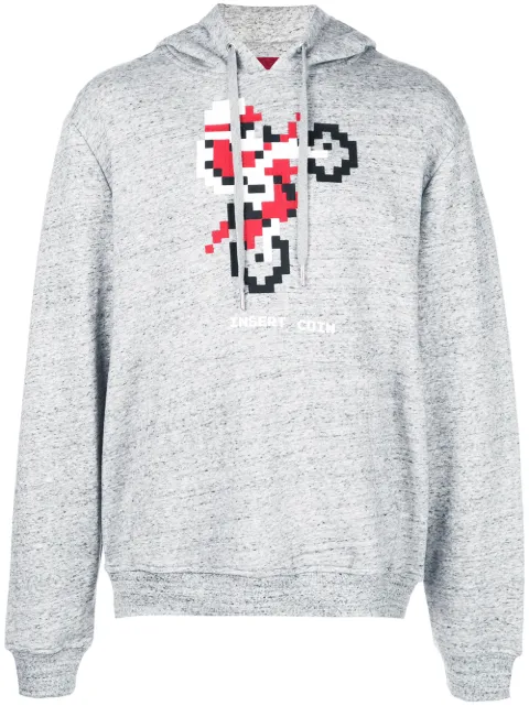 Mostly Heard Rarely Seen 8-Bit motorcycle print hoodie