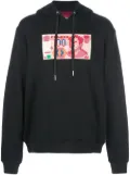 Mostly Heard Rarely Seen 8-Bit note printed hoodie - Black