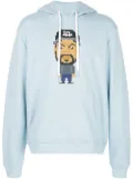 Mostly Heard Rarely Seen 8-Bit CMPTN printed hoodie - Blue