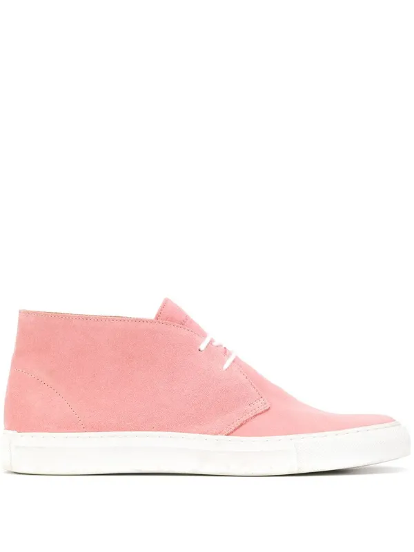 pink chukka boots