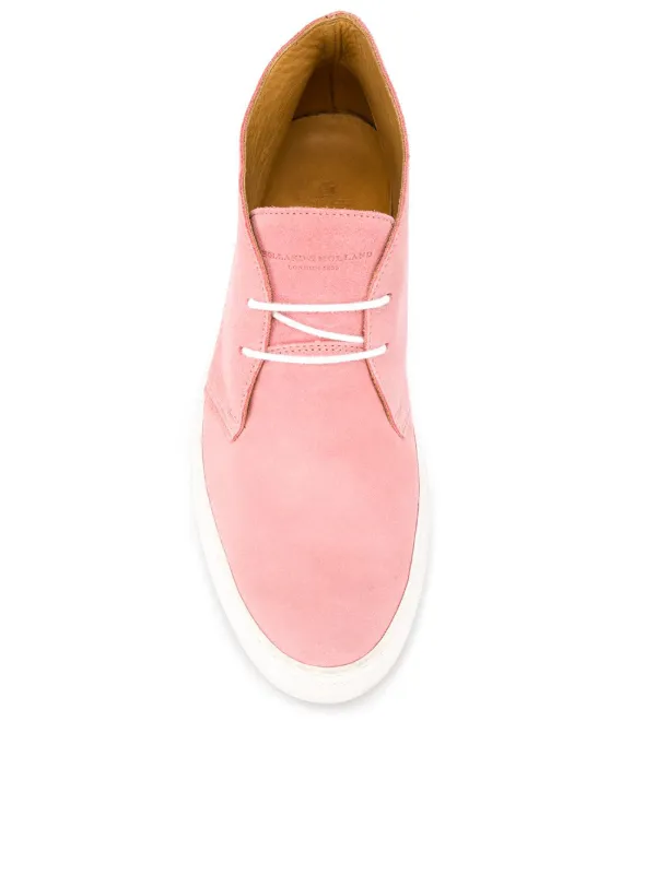 pink chukka boots