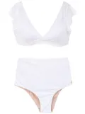 Brigitte plain bikini set - White