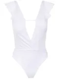 Brigitte plain swimsuit - White