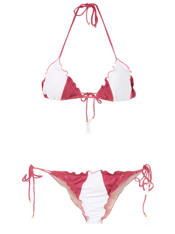 Two tone bikini set clearance
