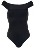 Brigitte off the shoulder swimsuit - Black