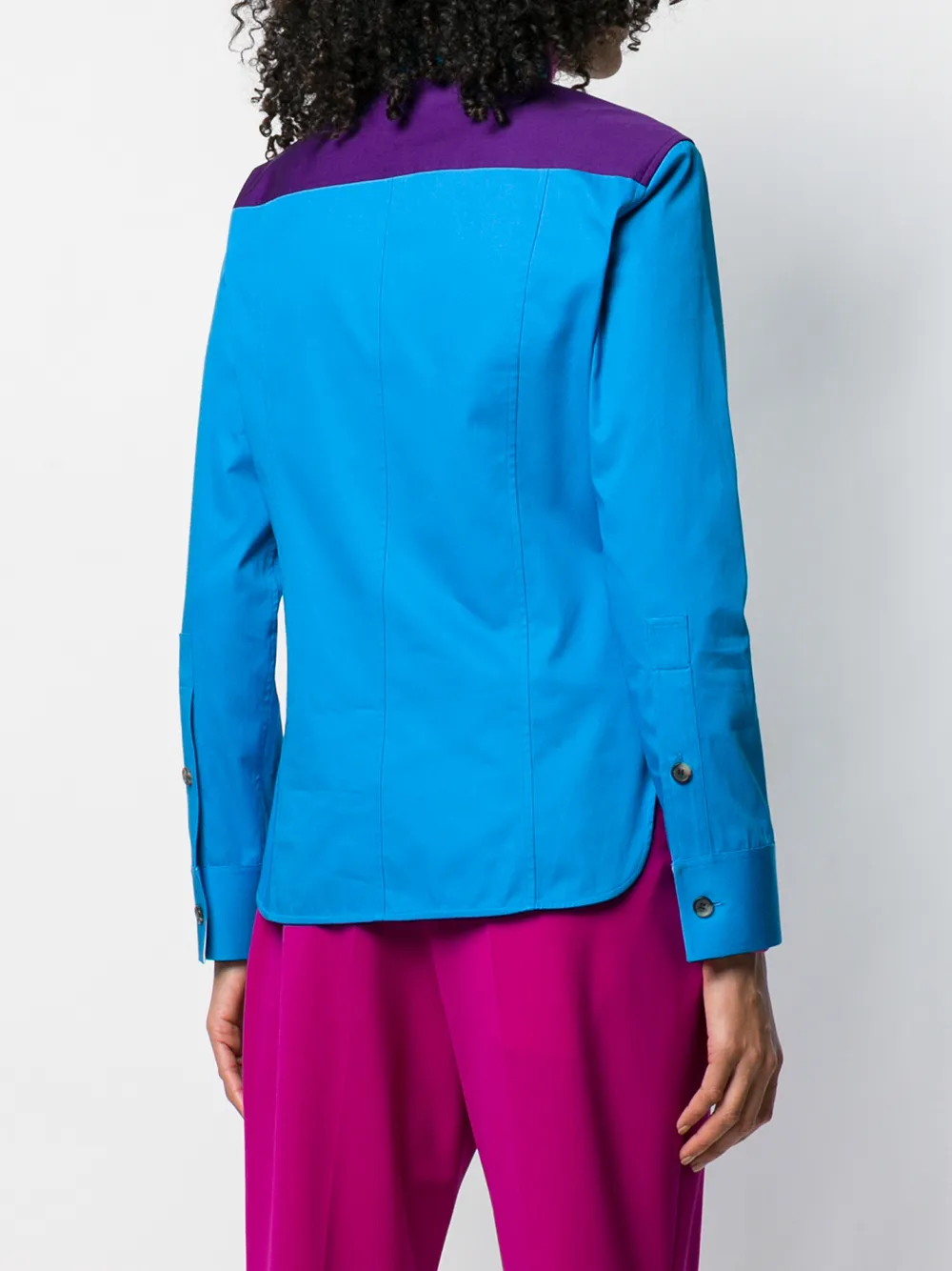 Calvin Klein Shirt met contrasterend zakje Blauw