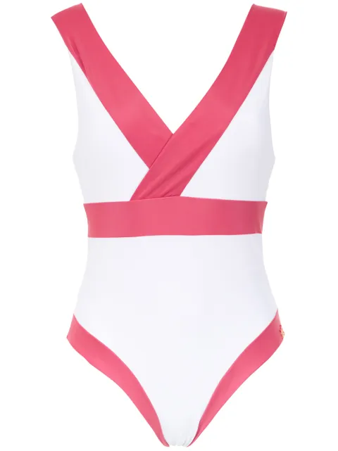 Brigitte panelled swimsuit