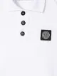 Stone Island Junior قميص بولو مزين بالشعار