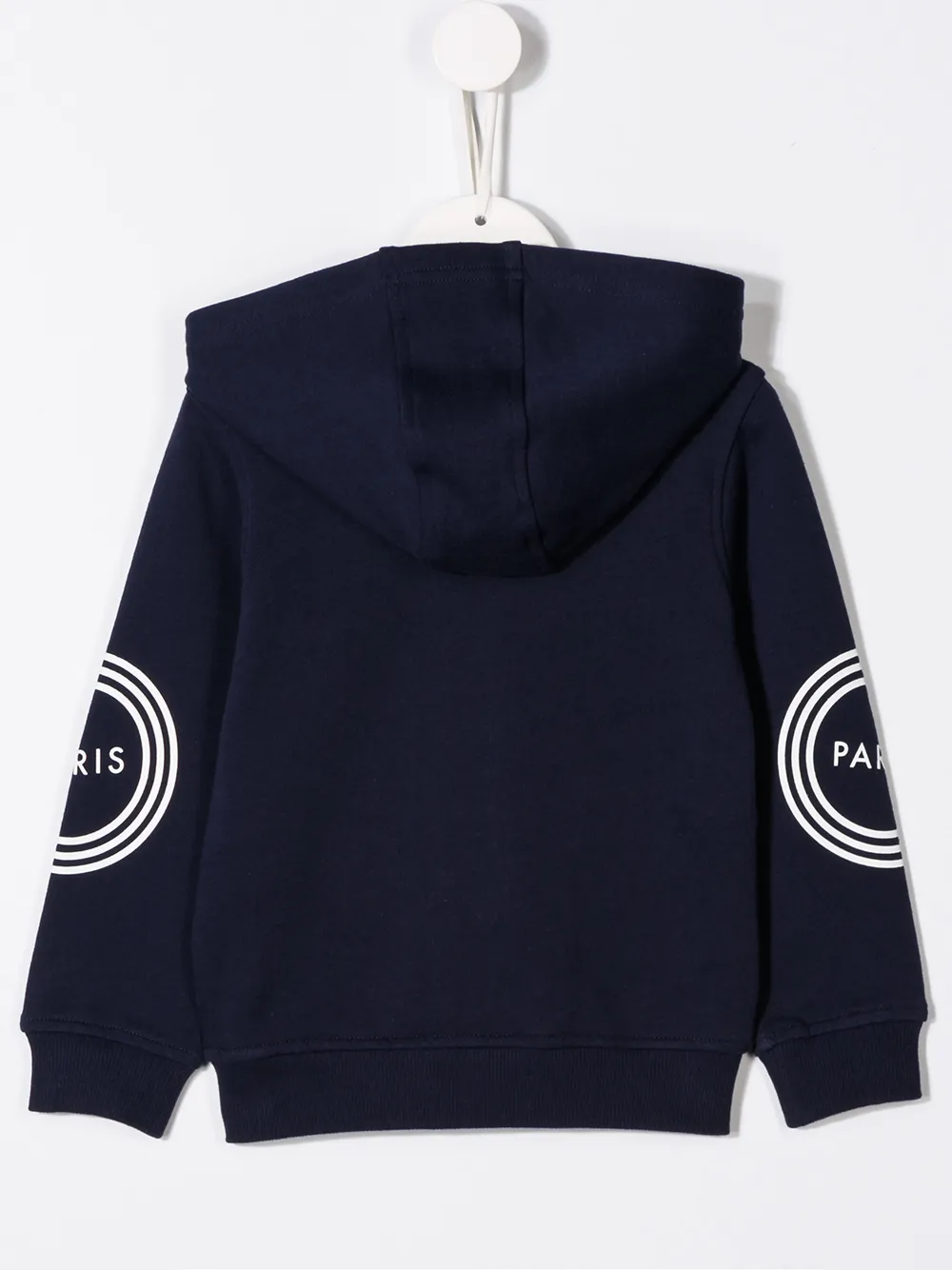 фото Kenzo kids толстовка на молнии с капюшоном и принтом логотипа