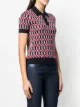 Prada geometric polo top