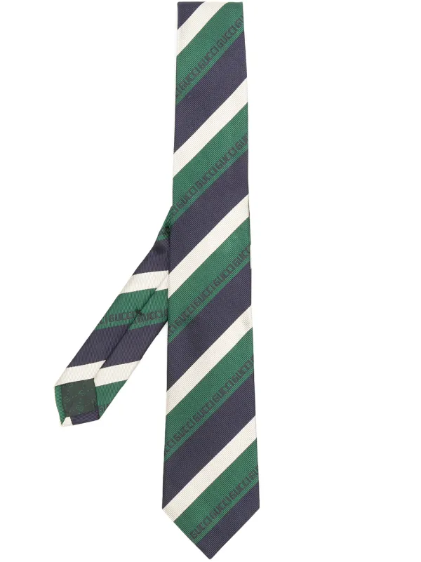 green gucci tie