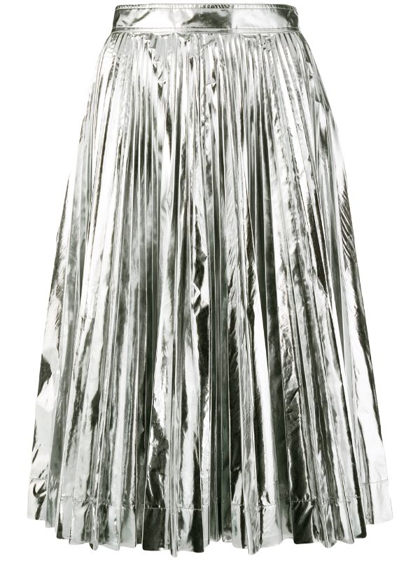 Calvin Klein 5w39nyc メタリック プリーツスカート 通販 Farfetch