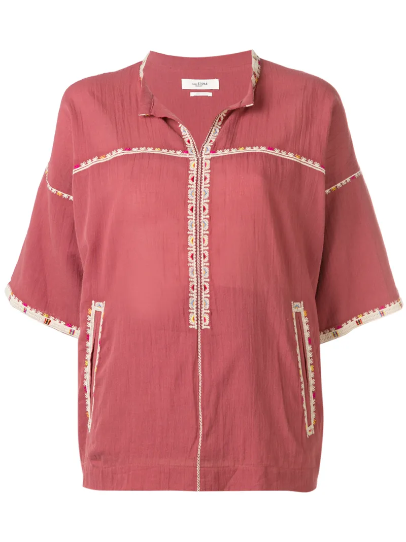 Isabel Marant Étoile туника с вышивкой
