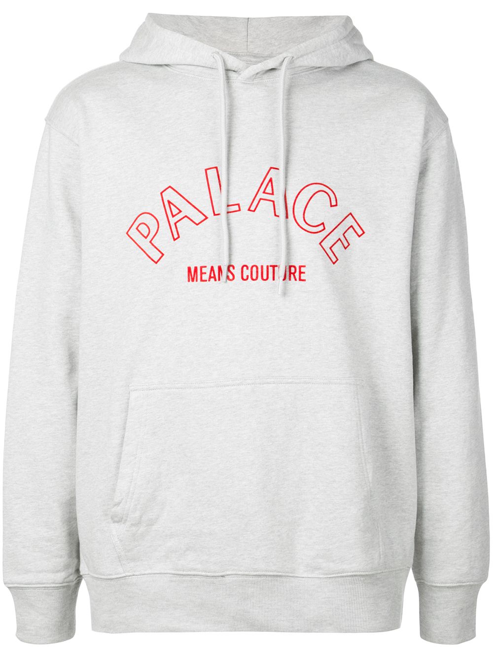 Couture logo-print hoodie