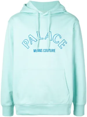 Palace cheap blue hoodie