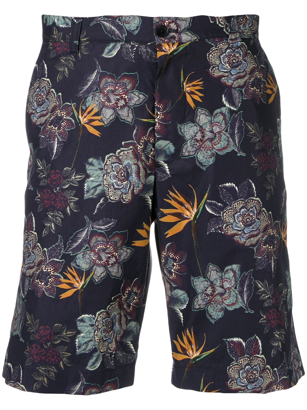 фото Etro шорты с цветочным принтом