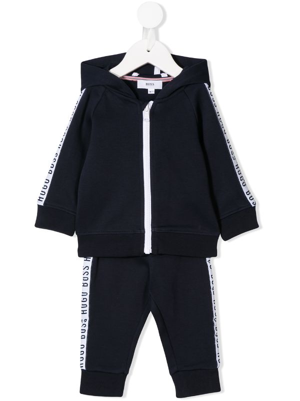 jacquard logo tape tracksuit joggers