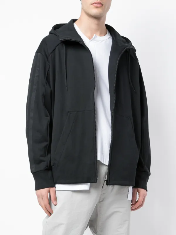 Y-3 Yohji Skull Zipped Hoodie | Black | FARFETCH
