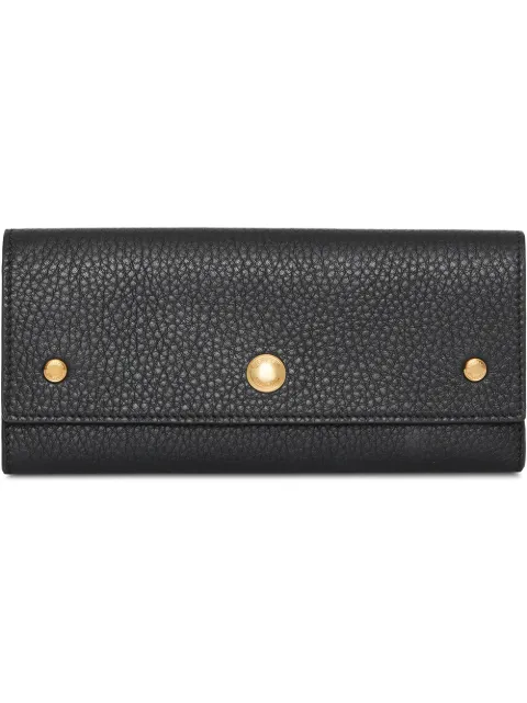 BURBERRY GRAINY LEATHER CONTINENTAL WALLET