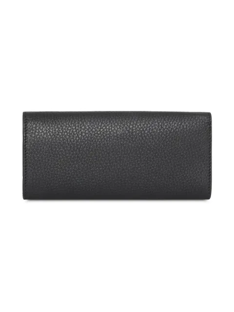 BURBERRY GRAINY LEATHER CONTINENTAL WALLET