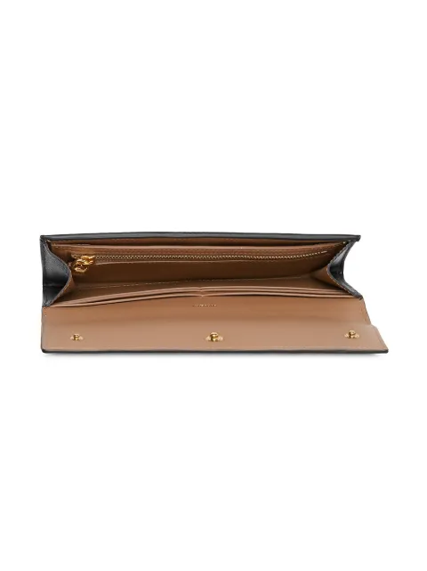 BURBERRY GRAINY LEATHER CONTINENTAL WALLET