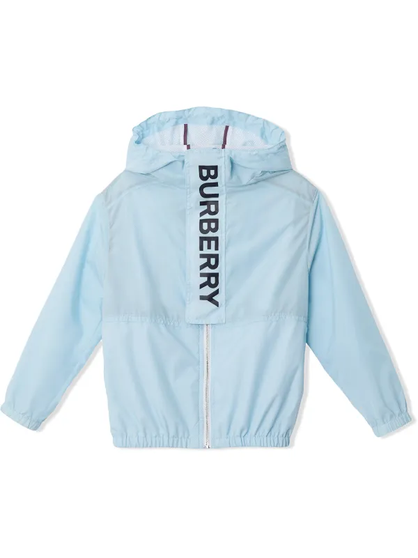 burberry hoodie kids blue