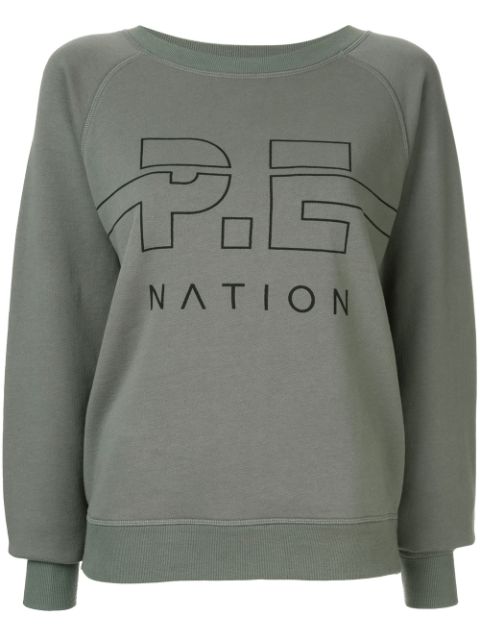 P.E NATION P.E NATION SWINGMAN套头衫 - 绿色