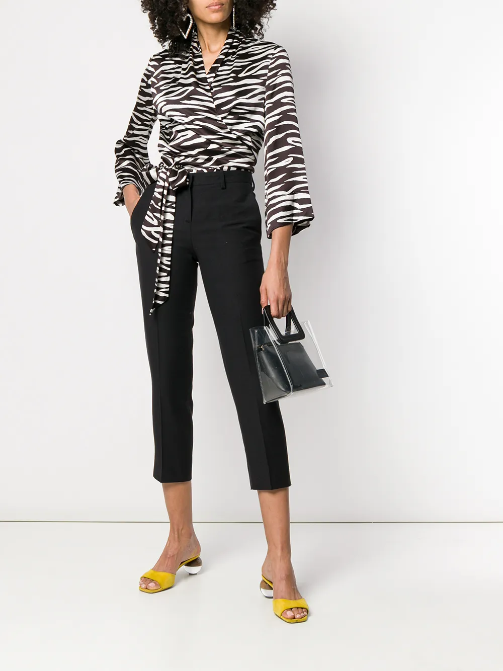 Love Moschino Cropped broek - Zwart