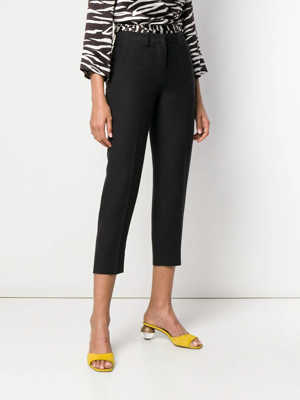 Love Moschino Cropped broek Zwart