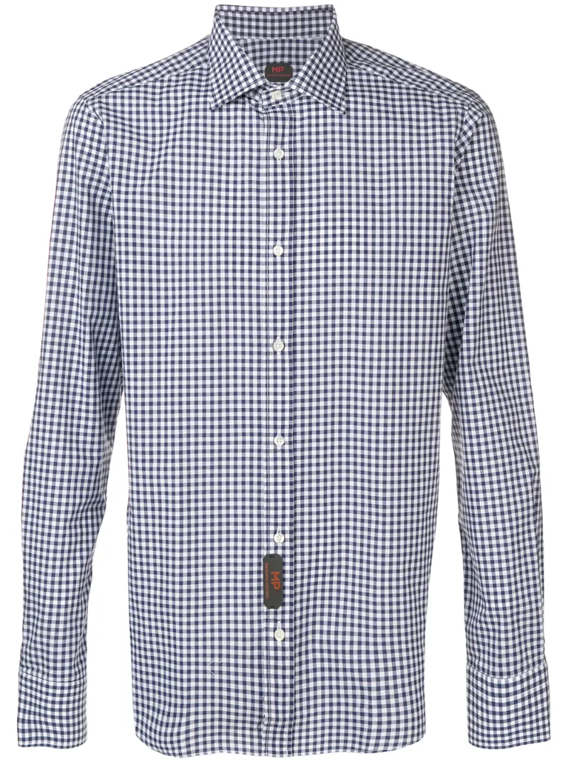 Mp Massimo Piombo рубашка в клетку