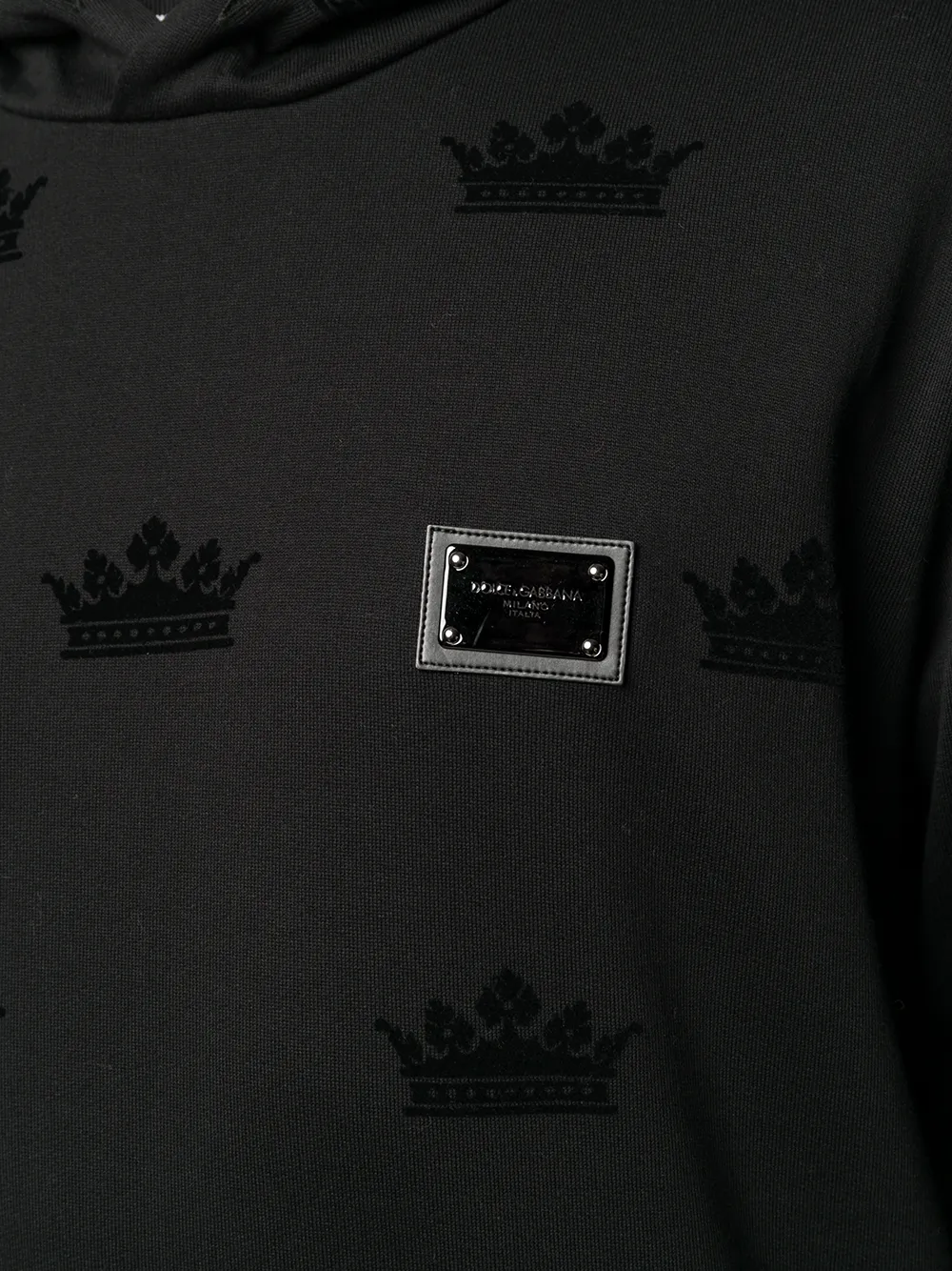 dolce and gabbana crown hoodie