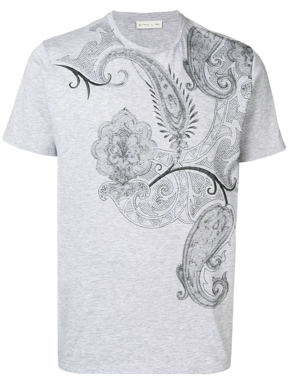 Etro Camiseta Etro Paisley Gris Paisley Camiseta wEB7qaY