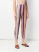 Pleats Please Issey Miyake striped pleated trousers