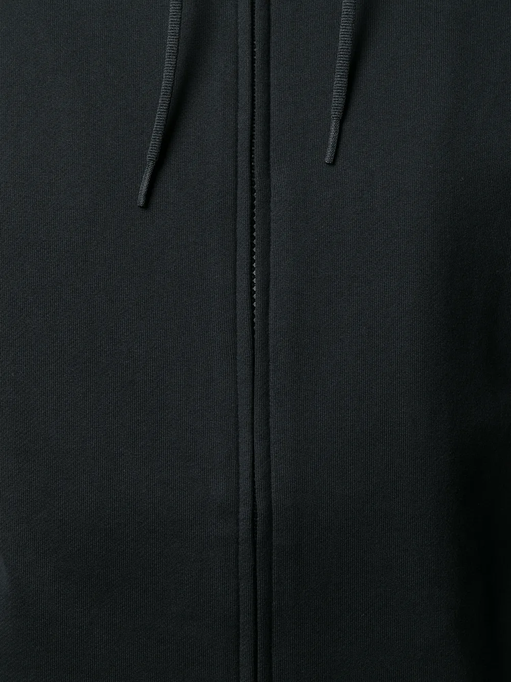 Y-3 hoodie met rits Zwart