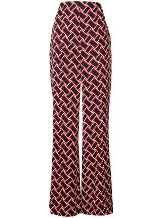 Shop red \u0026 black DVF Diane von 