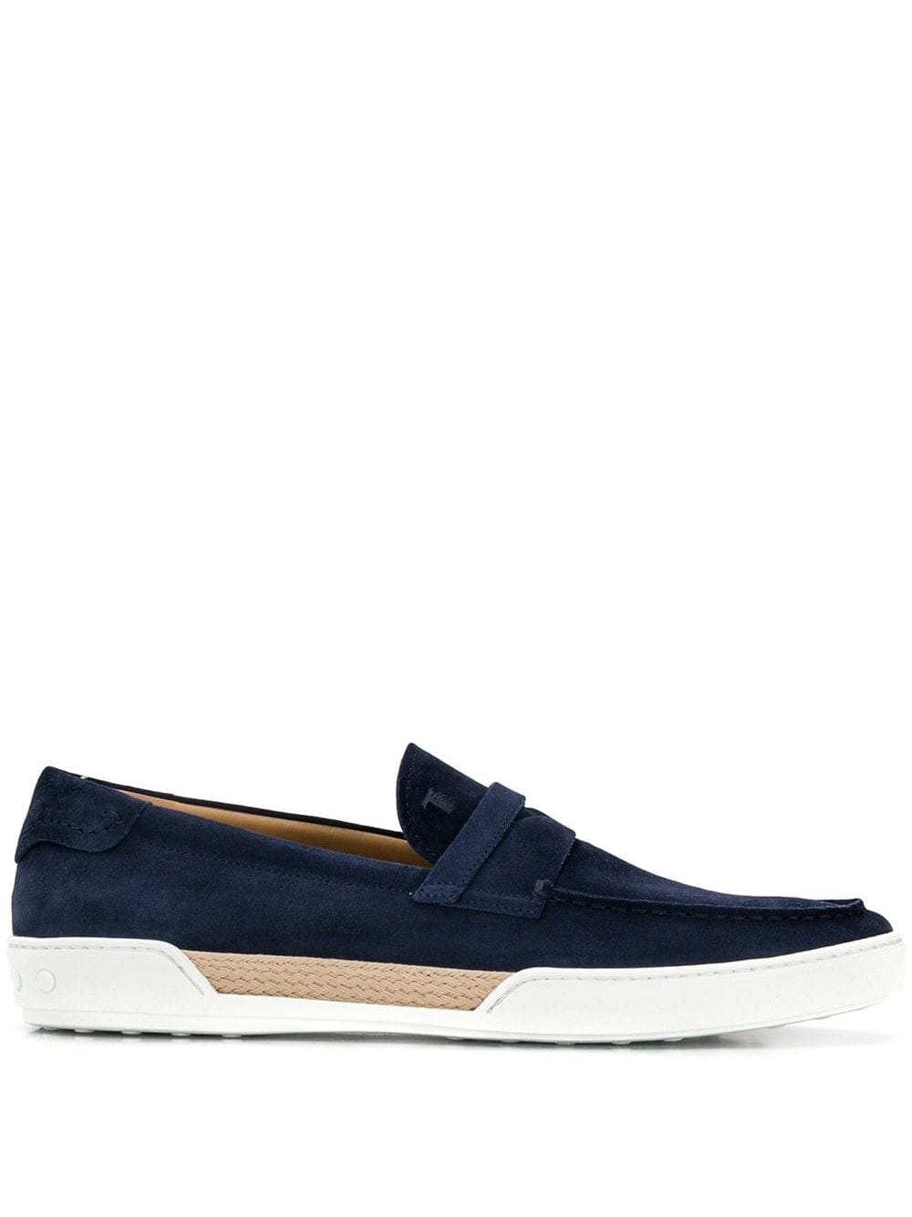 Tod's Suede Penny Loafers - Farfetch