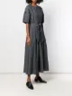 Aspesi Langes Kleid mit Gürtel